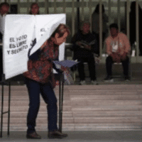 Judicial election in Mexico. photo: Marco Ugarte / AP